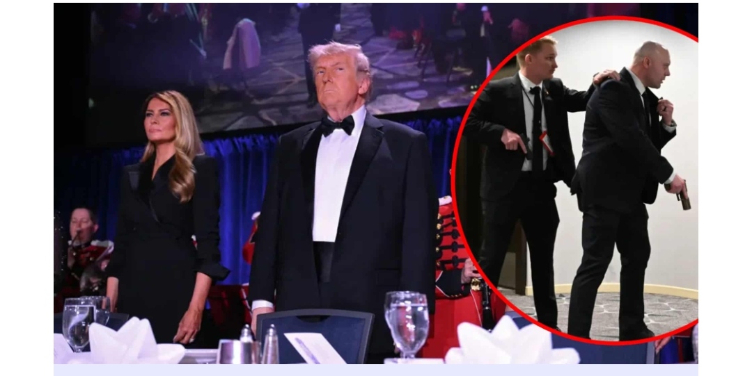 El Servicio Secreto evacúa al presidente Trump, tras amenaza de seguridad en la Cena de Corresponsales
