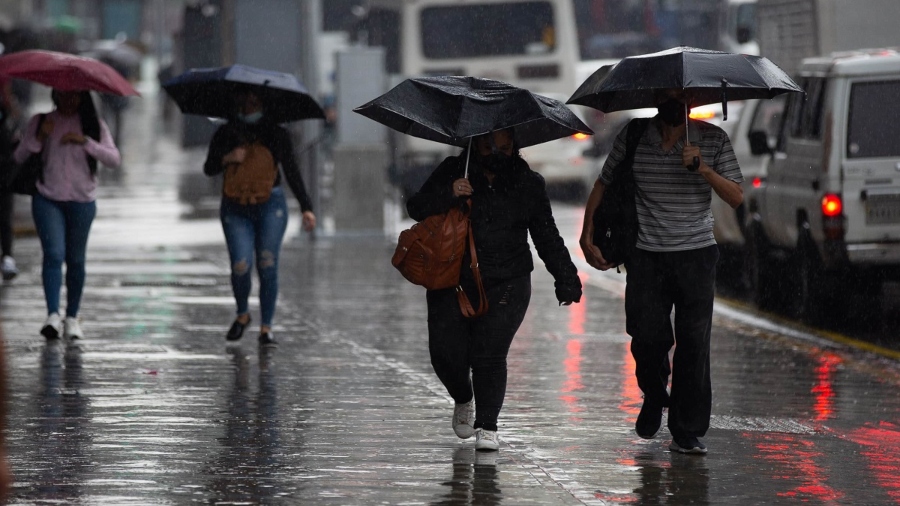 Alerta climática: Inameh prevé lluvias intensas y descargas eléctricas en gran parte del territorio nacional