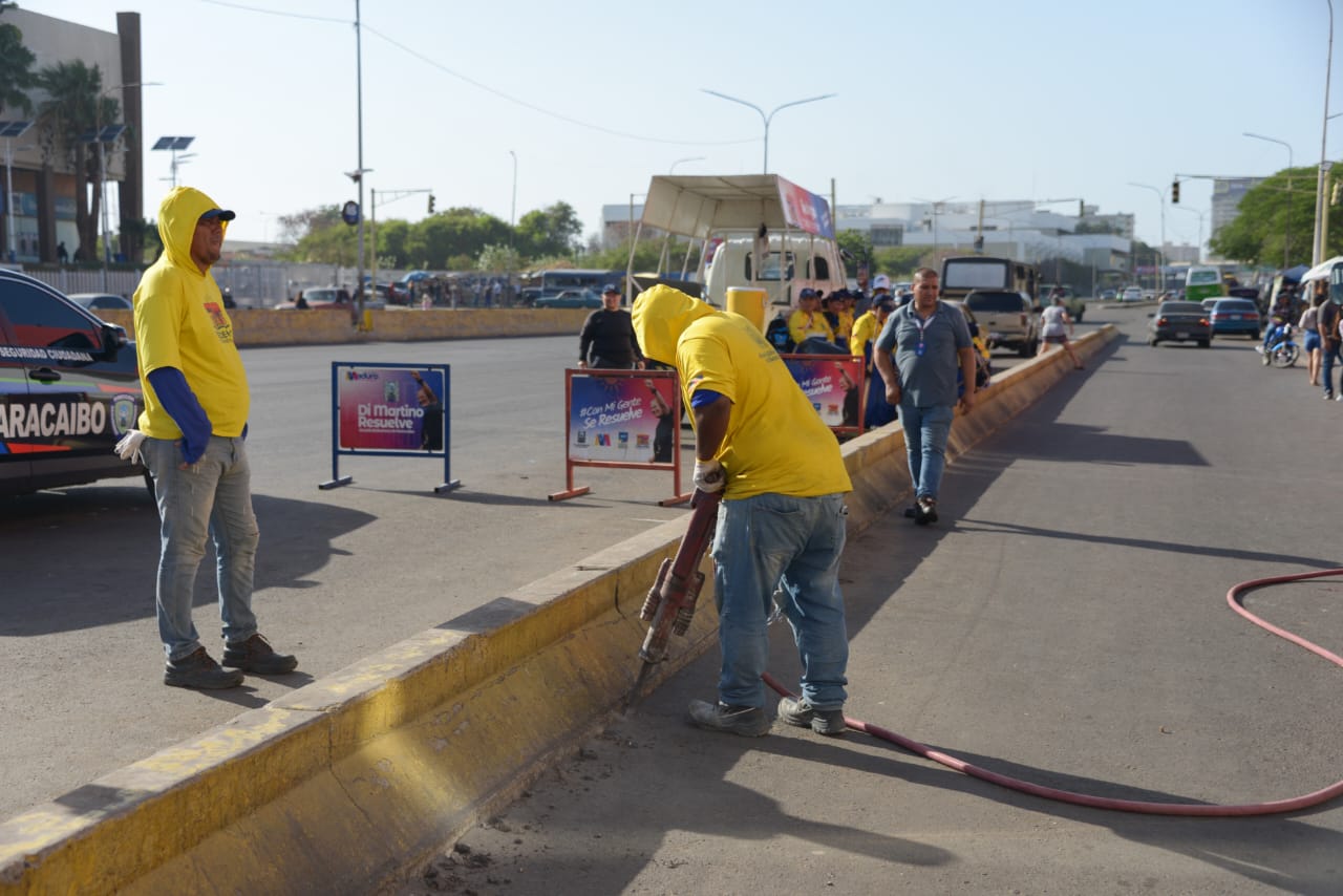 Antes del 11 de junio debe estar listaAlcaldía de Maracaibo inicia construcción de paso peatonal entre los centros comerciales Cima y Gran Bazar