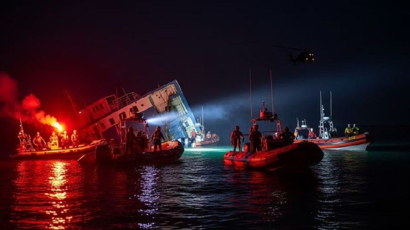 Naufragio en Guyana: intensa búsqueda de supervivientes tras el hundimiento del ferry MV Barima