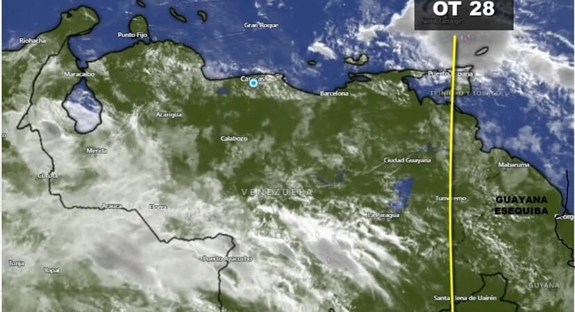 Inameh: Onda Tropical Nº 28, activa alerta de lluvias en gran parte de Venezuela