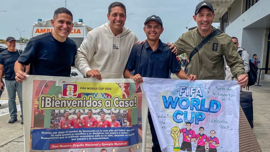 Orgullo nacional: Árbitros venezolanos mundialistas son recibidos como héroes tras su destacada actuación en la Copa del Mundo 2026