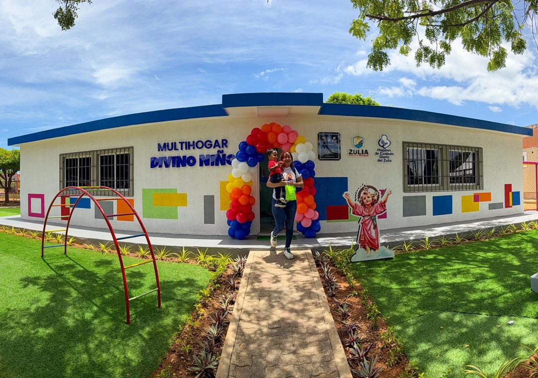 Gobernación del Zulia reinaugura el Multihogar Divino Niño para 40 niños en la avenida Milagro Norte de Maracaibo