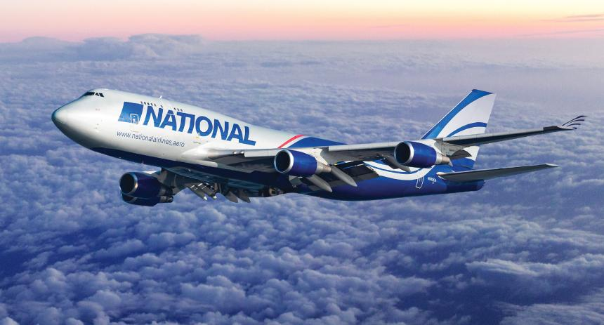 EE. UU. autoriza a National Airlines a operar vuelos de carga y pasajeros hacia Venezuela por dos años