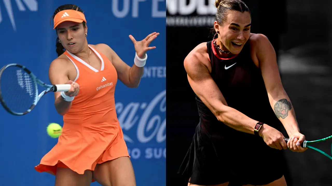 Sabalenka doblega a la colombiana Camila Osorio en su debut en el US Open