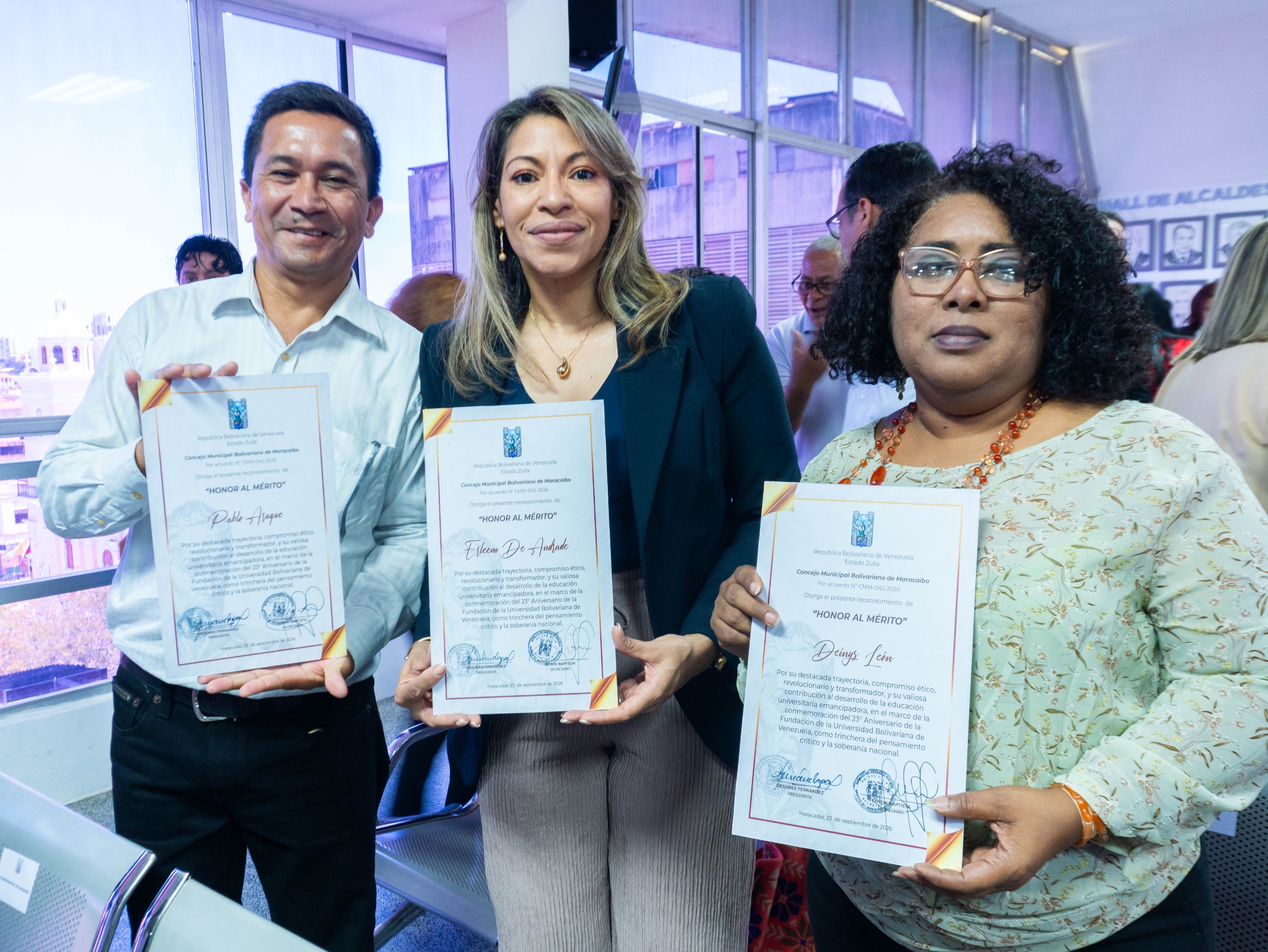 Concejo Municipal celebró sesión solemne por el aniversario de la Universidad Bolivariana de Venezuela
