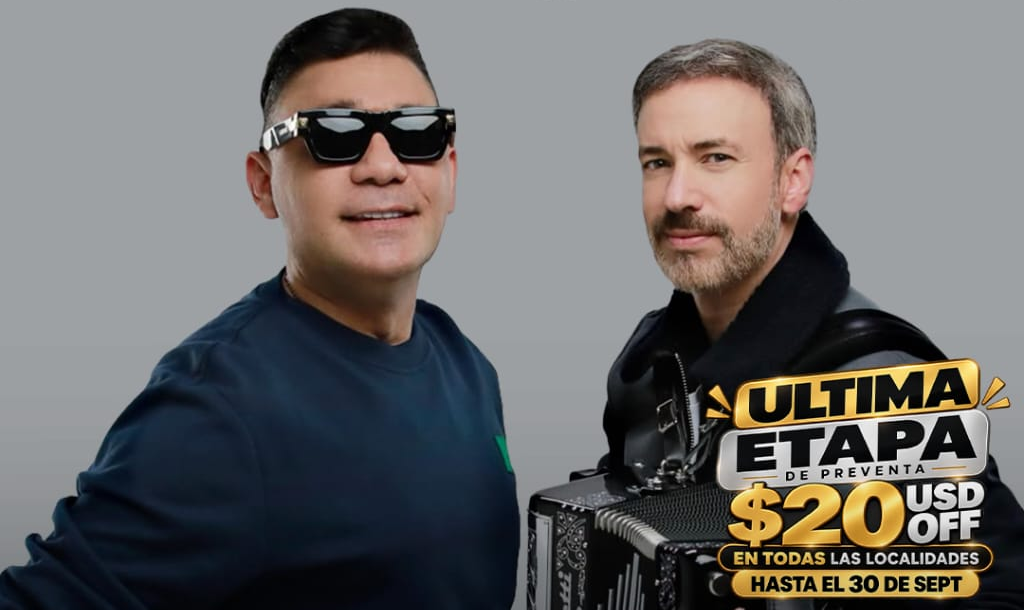 Jean Carlos Centeno y Ronal Urbina llegarán a Maracaibo con su gira «Todas son mías, Mi historia musical»