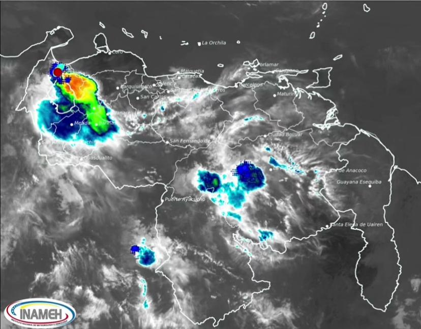 Inameh advierte sobre lluvias intensas y descargas eléctricas por el paso de la onda tropical número 50