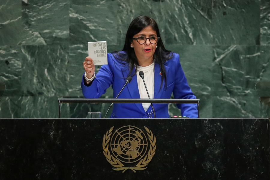 Confirman presencia de Delcy Rodríguez a la 81.ª Asamblea General de la ONU en Nueva York.