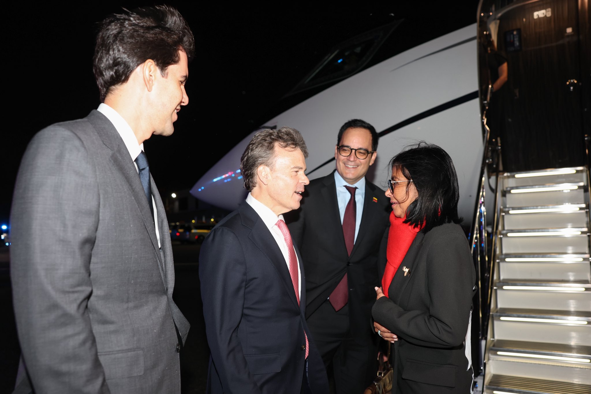 Delcy Rodríguez aterriza en Nueva York para asistir a la ONU y reunirse con Donald Trump