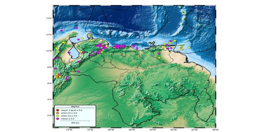 Sacudida en el oriente: Funvisis confirma temblor de magnitud 4,8 cerca de Güiria