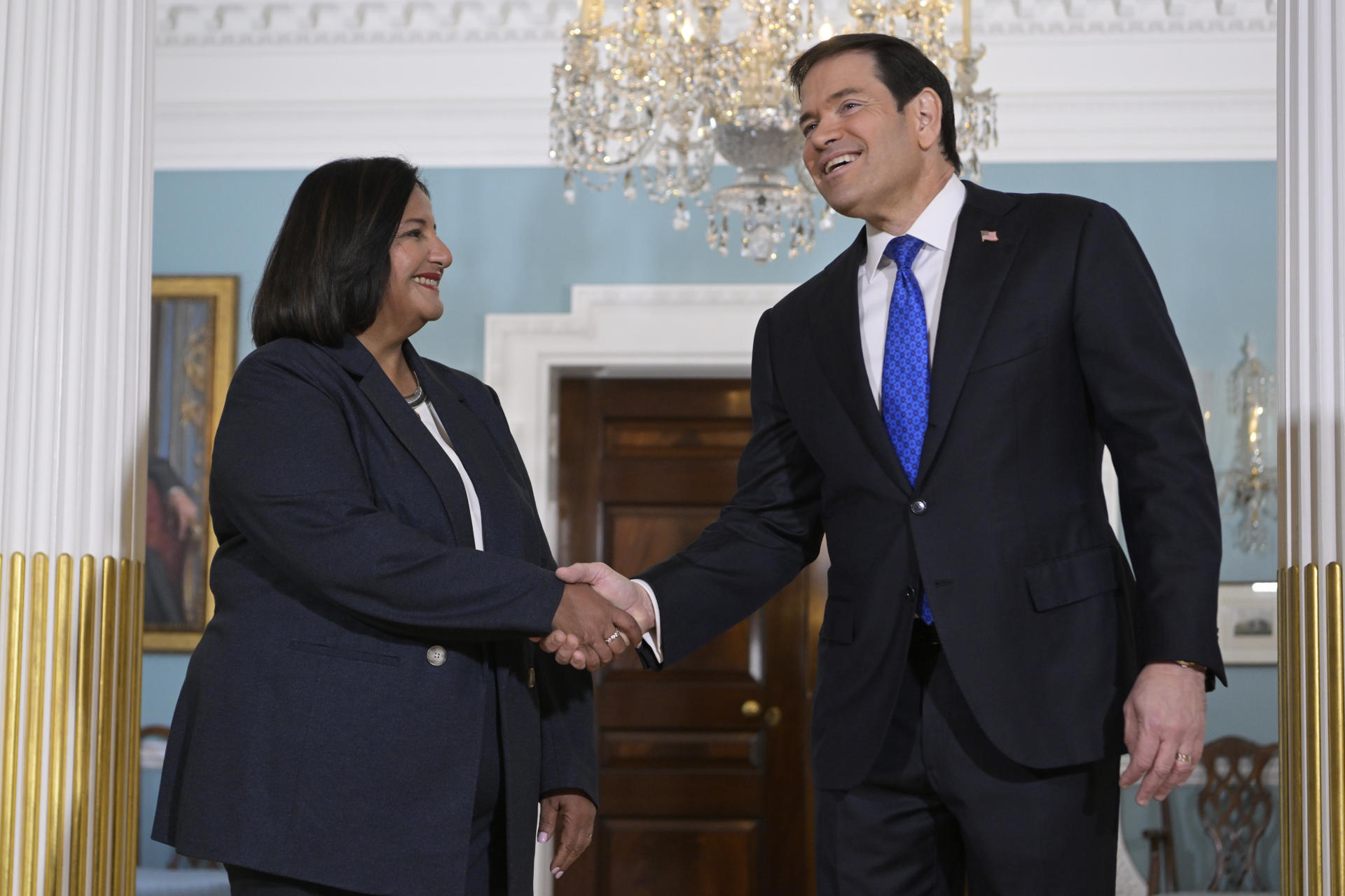 Marco Rubio califica de productiva su reunión con Dinorah Figuera y proyecta avances democráticos