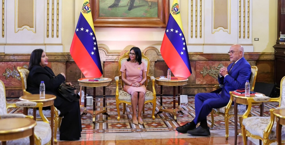 Delcy Rodríguez califica de trascendental el acuerdo paritario para desbloquear el oro venezolano