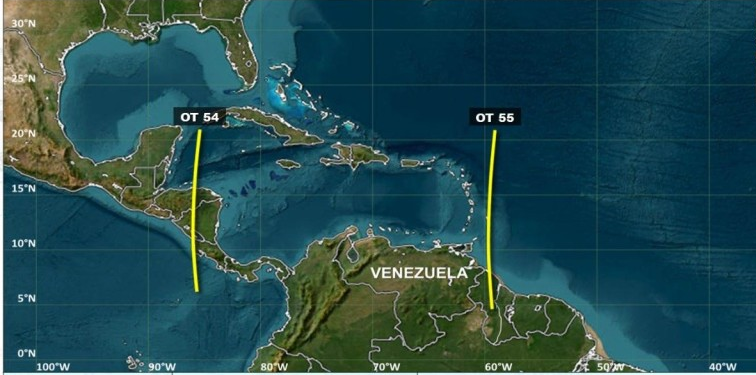 Inameh pronostica: Onda Tropical N.º 55 desencadenará fuertes lluvias en gran parte de Venezuela
