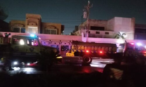 Rápida actuación de Bomberos evitó la propagación del incendio hacia el resto de la residencia