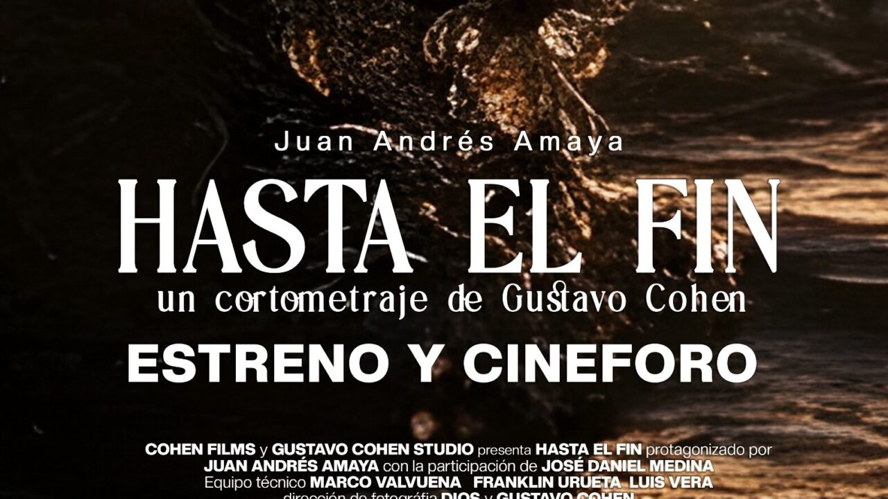 Gustavo Cohen estrena el cortometraje «Hasta el fin»: Cineforo a beneficio del largometraje marabino «El Hotel»