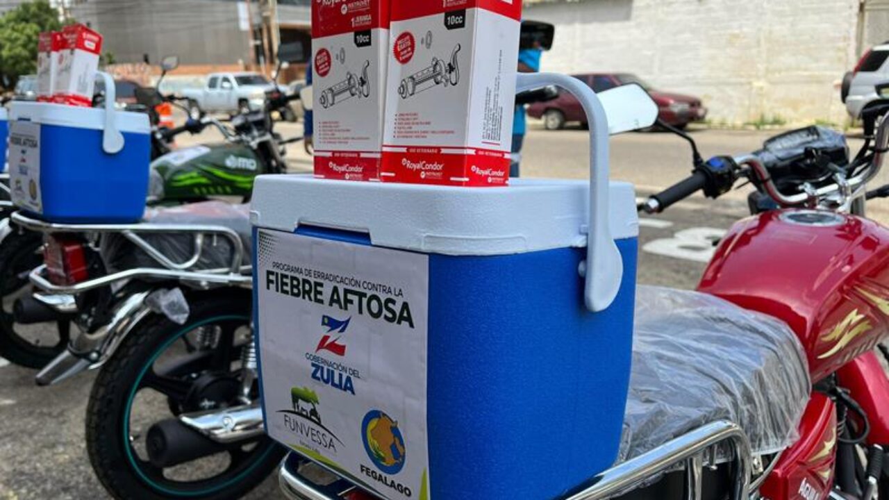 Gobernación del Zulia entrega insumos fundamentales para el Programa de Erradicación Contra la Fiebre Aftosa en la región