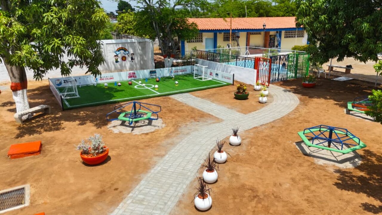 Más de 200 niños estrenan instalaciones: Gobernador Luis Caldera reinaugura el CEI General Rafael Urdaneta en La Chamarreta