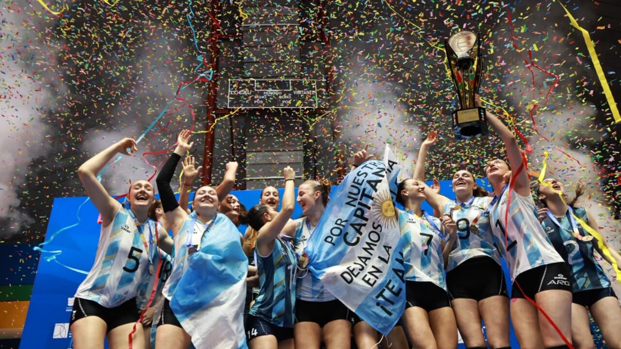 Argentina se corona campeona invicta del Sudamericano de Voleibol Femenino Sub-19 en Maracaibo