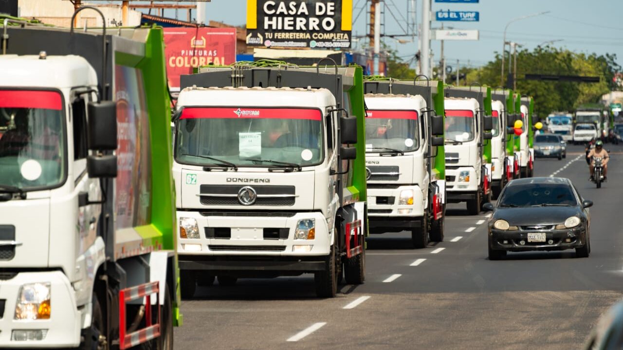 Con 30 compactadores nuevos la Alcaldía de Maracaibo optimiza servicio de aseo urbano