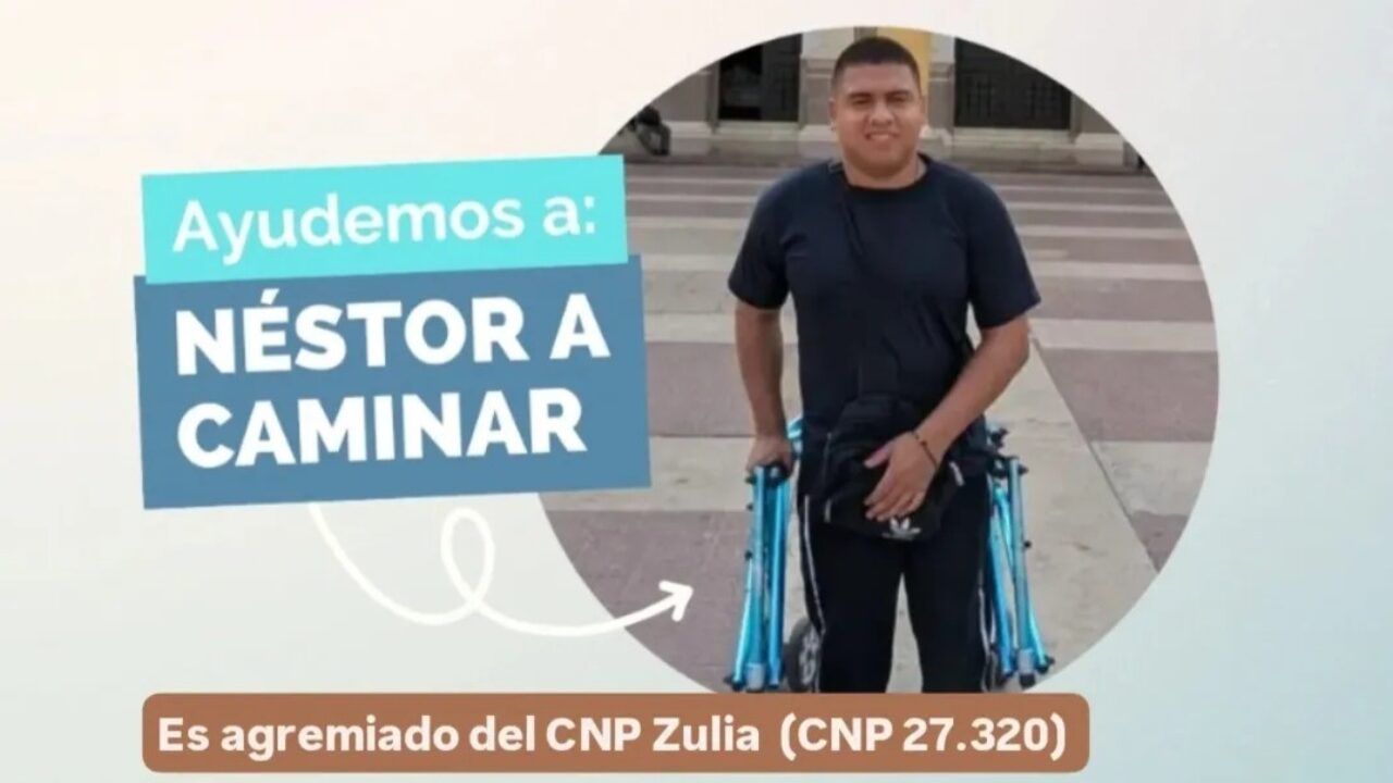 Joven periodista venezolano busca apoyo para recuperar su movilidad
