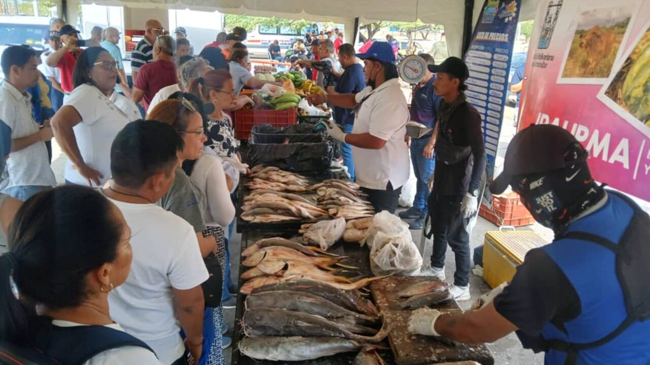 Maracaibo se Desborda por el Ahorro!: Impactante Despliegue de la Feria del Pescado en Plaza para todos