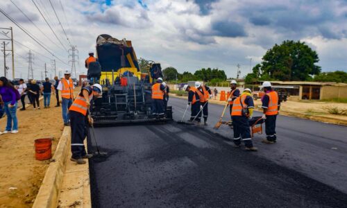 Ministra Faría y gobernador Caldera inician tercera fase de rehabilitación del corredor vial Hugo Chávez