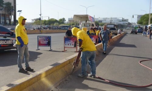 Antes del 11 de junio debe estar listaAlcaldía de Maracaibo inicia construcción de paso peatonal entre los centros comerciales Cima y Gran Bazar