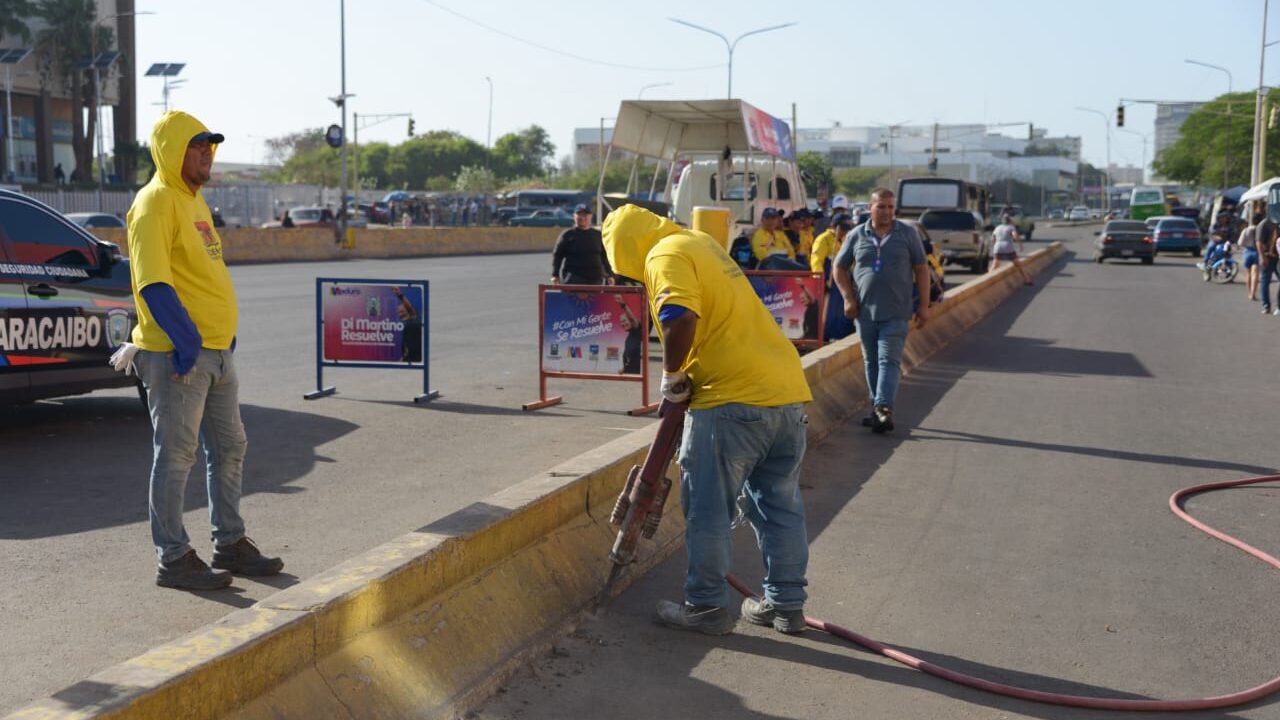 Antes del 11 de junio debe estar listaAlcaldía de Maracaibo inicia construcción de paso peatonal entre los centros comerciales Cima y Gran Bazar