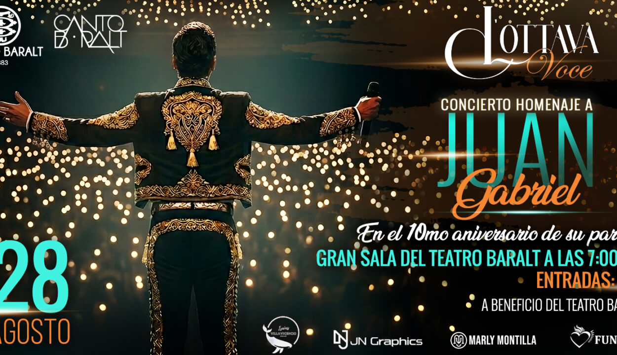 El Teatro Baralt rendirá homenaje a Juan Gabriel, el Divo de Juárez 