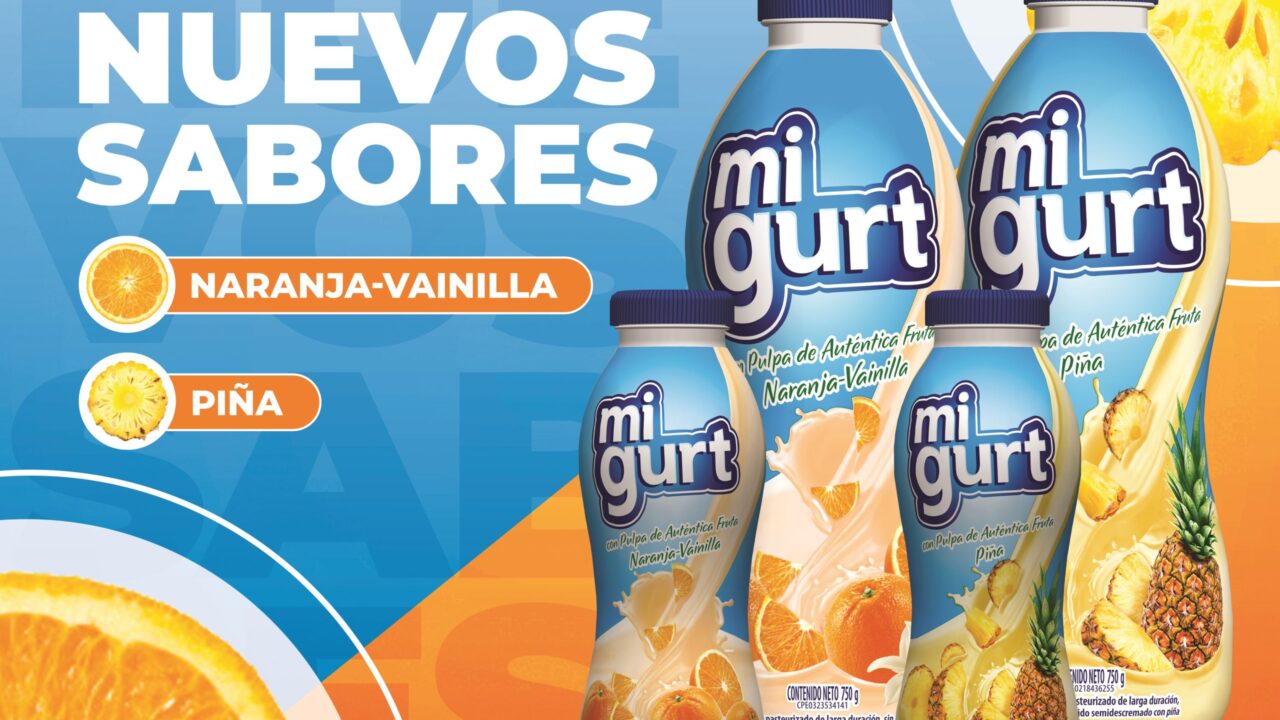 Migurt anuncia el regreso de su sabor Piña y lanza al mercado el nuevo sabor Naranja-Vainilla