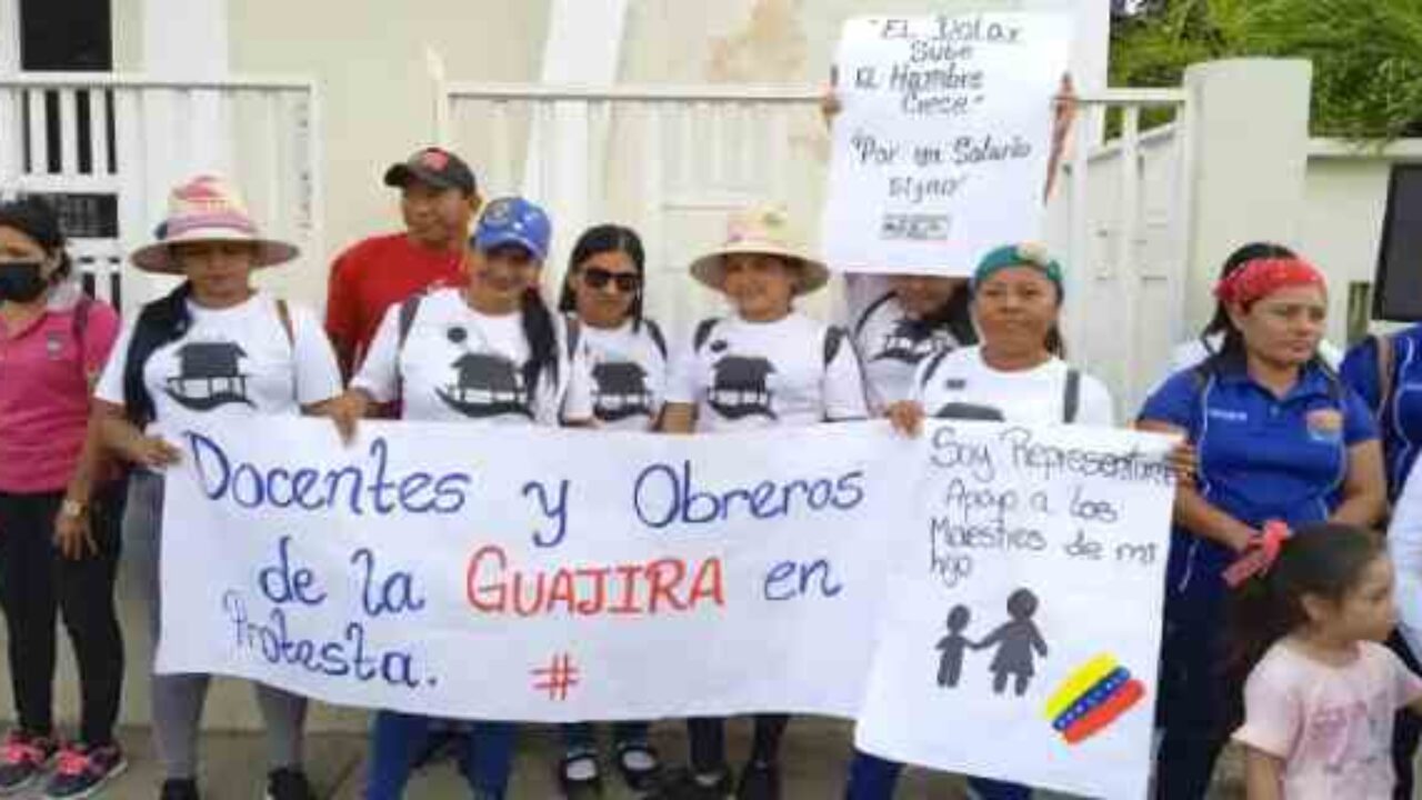 Por falta de acuerdos salariales suspenden clases de forma presencial en cinco escuelas de la Guajira
