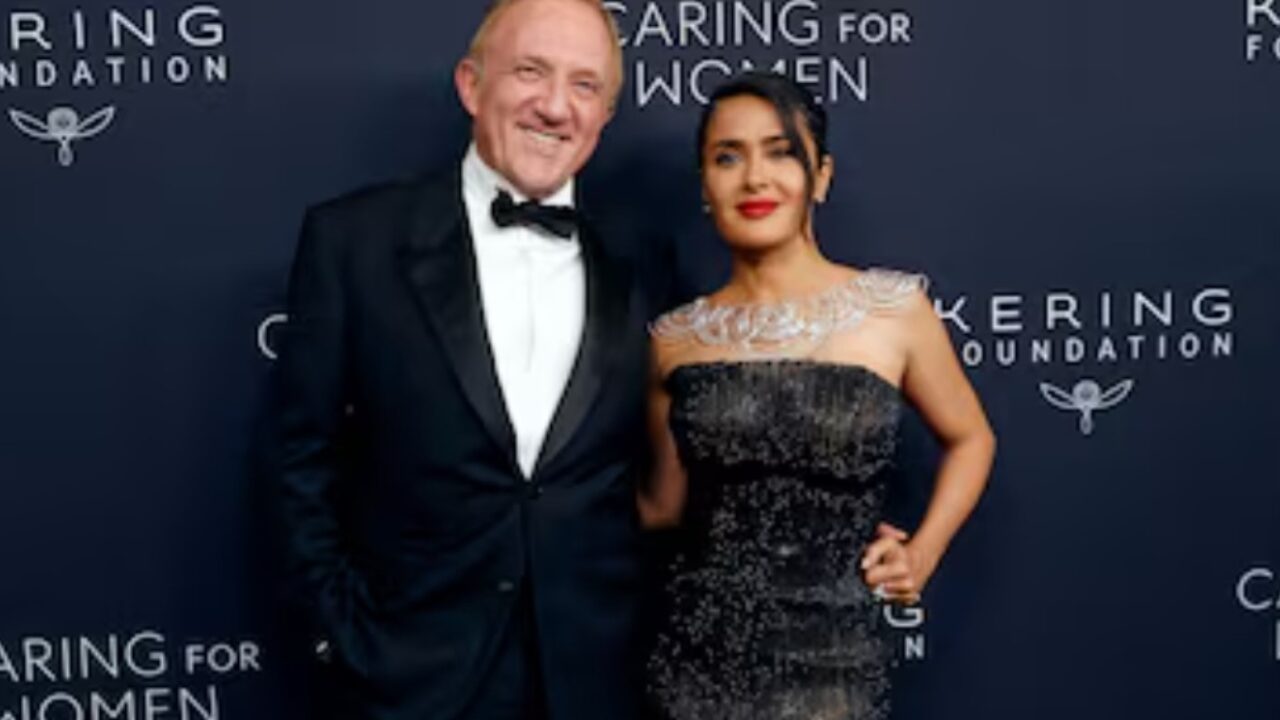 Salma Hayek y su esposo François-Henri Pinault fueron los anfitriones de la cuarta cena anual de la Fundación Kering en la ciudad de Nueva York.