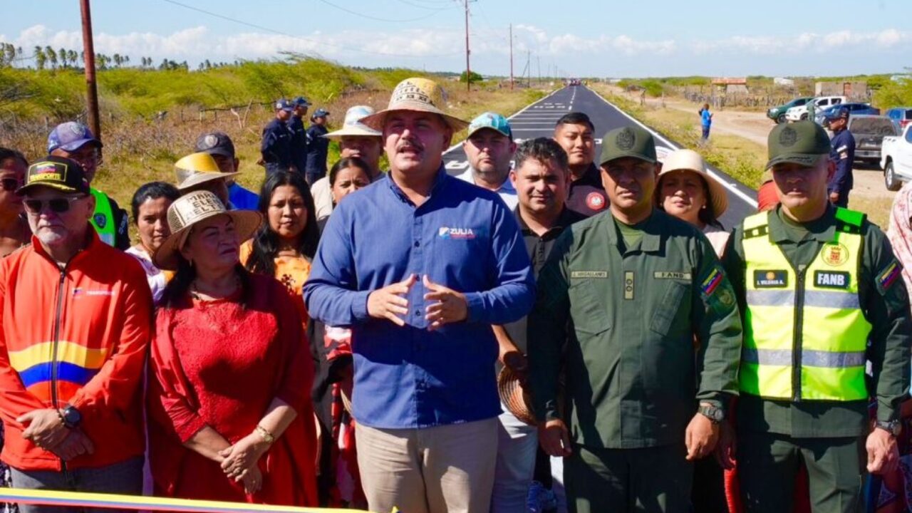 Junto al Presidente Nicolás Maduro: Gobernador Luis Caldera inauguró rehabilitación vial de la Troncal del Caribe en la Guajira