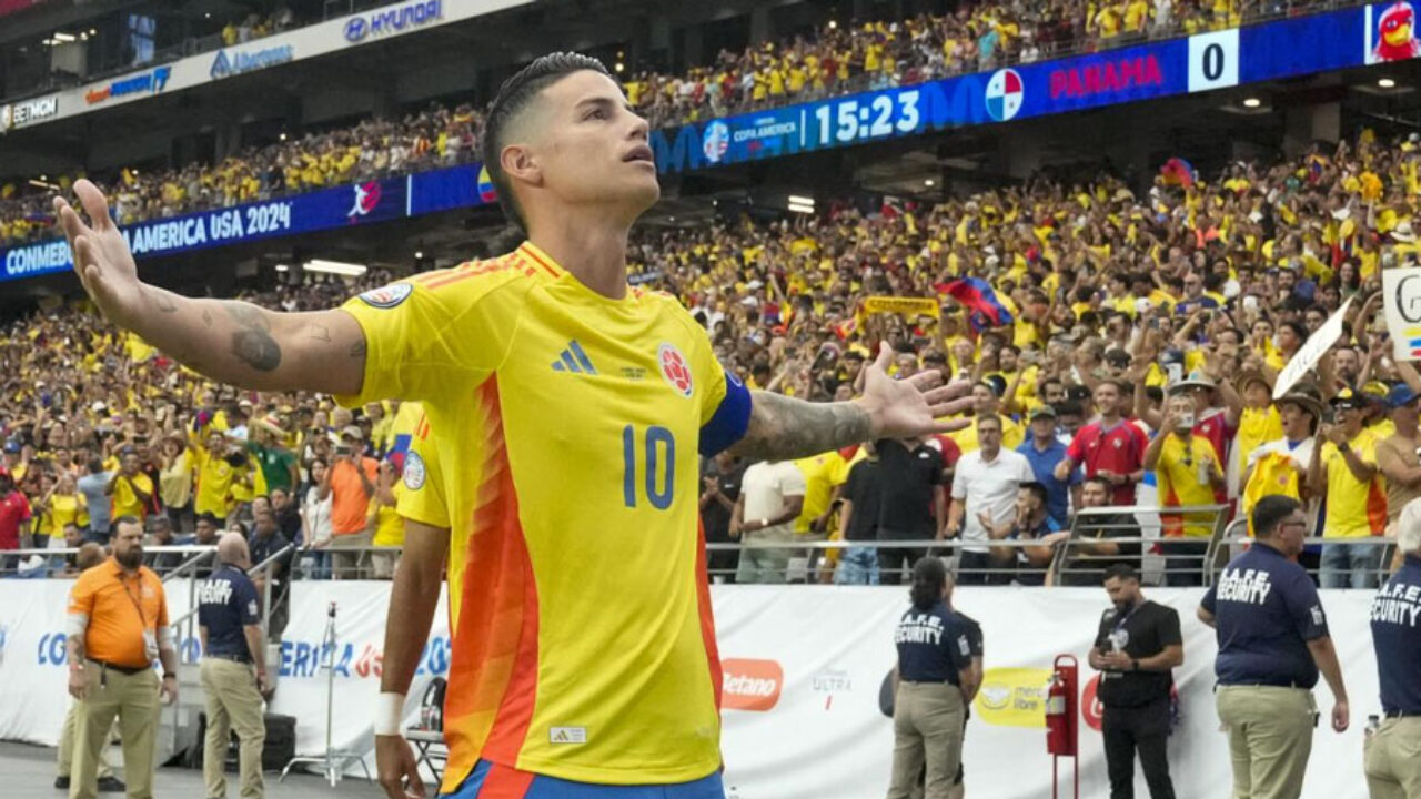 Colombia golea a Panamá y pasa a la semifinal de la Copa América