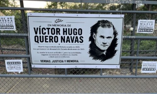 Formalizan denuncia de la muerte de Víctor Hugo Quero Navas ante la Corte Penal Internacional