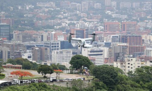 Operación táctica en Valle Arriba: Aeronaves Osprey de EE. UU. ejecutaron simulacro de evacuación en Caracas