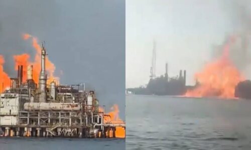 Siniestro en Lamargas: Explosión y derrame de crudo en llamas deja multiples heridos en el Zulia(+Video)
