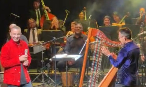 ¡Orgulloso de ser Colombo-venezolano! la música llanera destacó en el show sinfónico que realizó Felipe Peláez en Bogotá