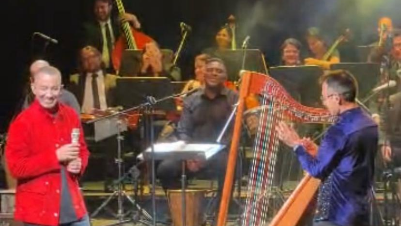 ¡Orgulloso de ser Colombo-venezolano! la música llanera destacó en el show sinfónico que realizó Felipe Peláez en Bogotá