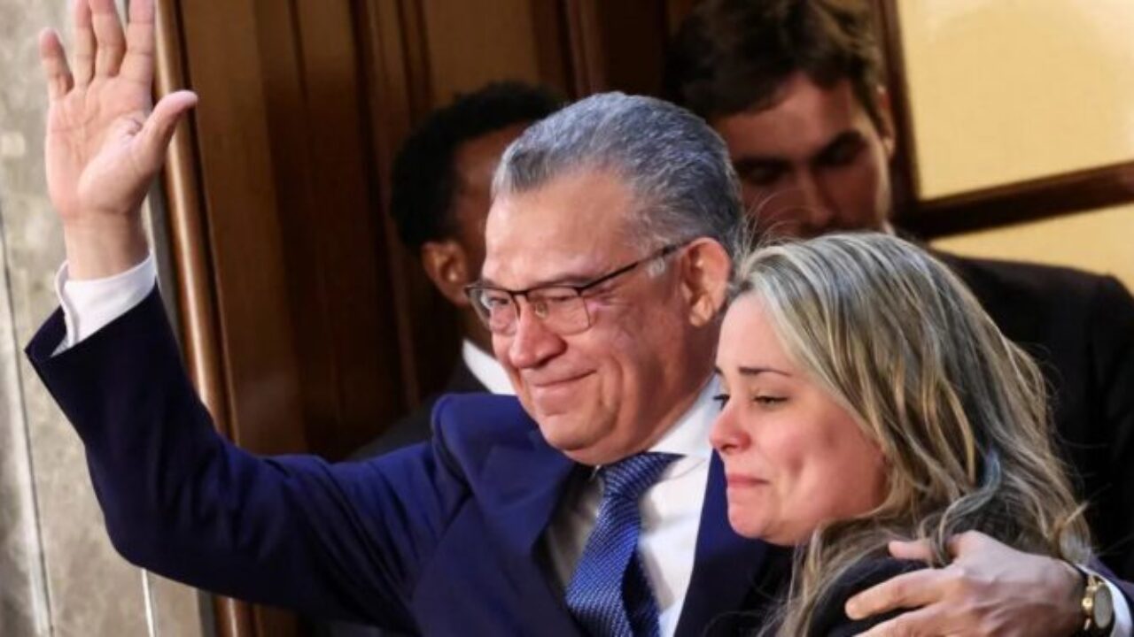 Trump presentó a Enrique Márquez en el Discurso de la Unión como símbolo de la «nueva etapa» en Venezuela