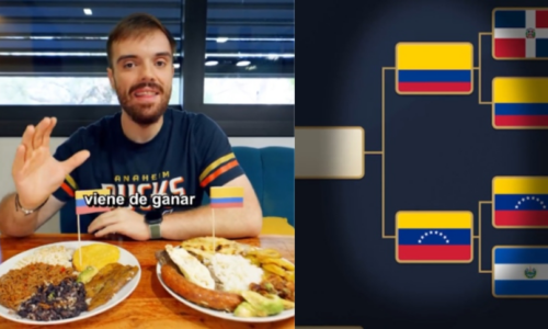 El pabellón criollo mide fuerzas ante la bandeja paisa en los cuartos de final del torneo internacional «Mundial de Comidas» de Ibai Llanos