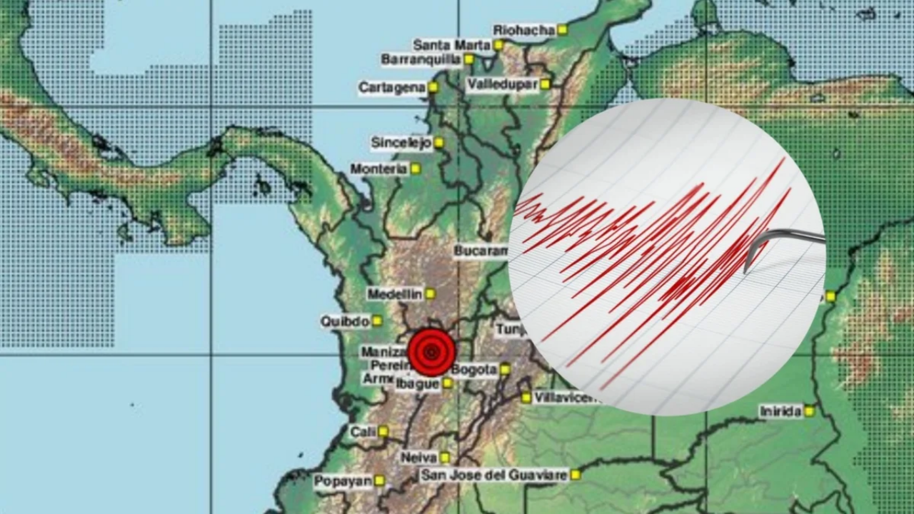 Cuatro eventos sísmicos sacuden a Colombia durante la madrugada de este sábado