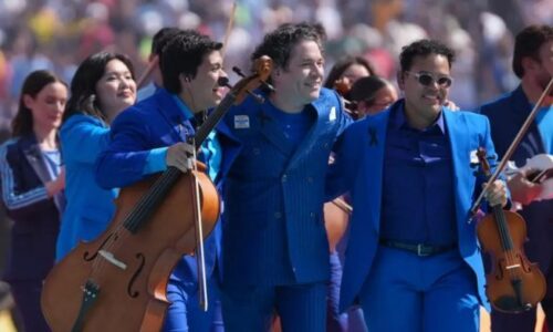 ¡Orgullo nacional!: Dudamel y el tricolor venezolano deslumbran en la final del Mundial