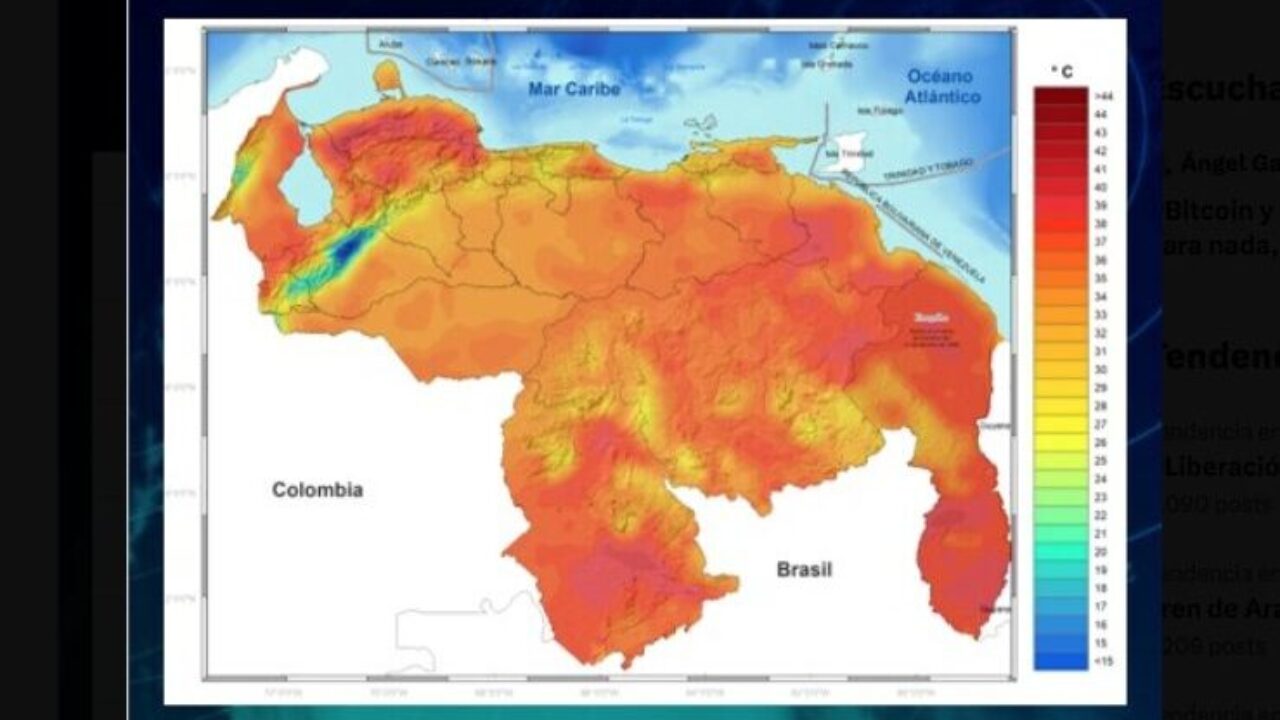 Ola de calor y Polvo del Sahara sofocan a Venezuela con temperaturas de hasta 39 °C