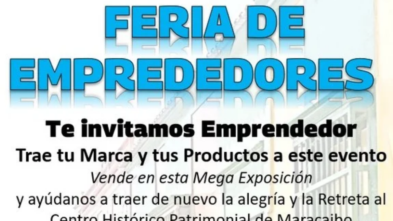 La Calle Carabobo albergará una Mega Exposición de emprendedores este 12 de septiembre