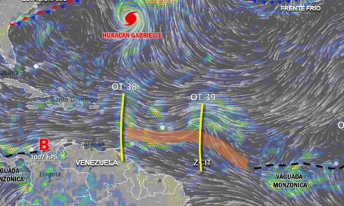 Inameh alerta sobre precipitaciones por el paso de la onda tropical 38 y el avance de la 39