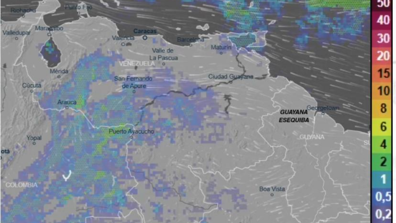 Inameh prevé temperaturas de hasta 39 °C y precipitaciones generalizadas para este domingo