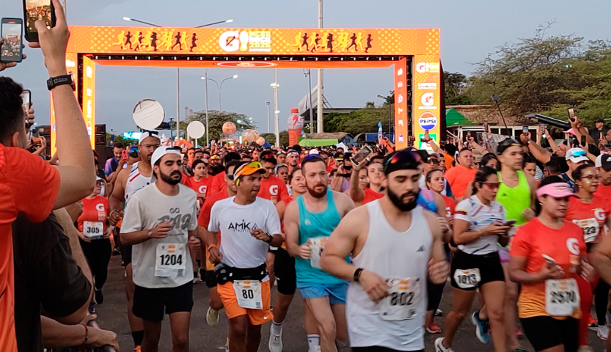 La fiesta del atletismo urbano encendió a Maracaibo con el récord de participación de los 10K Gatorade