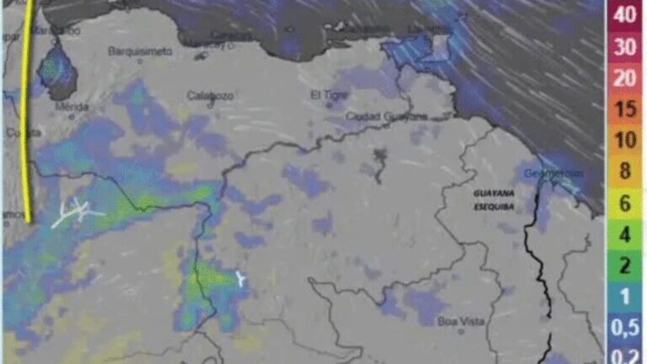 Alerta meteorológica: La onda tropical N° 30 generará lluvias generalizadas este fin de semana en Venezuela